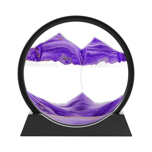 Purple sand art frame
