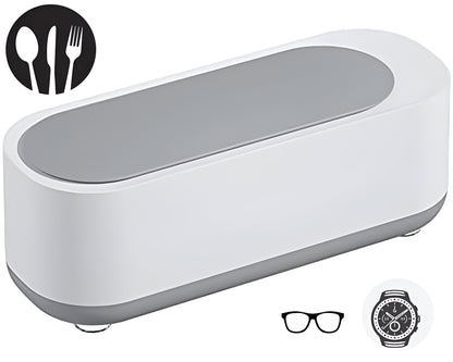 Compact ultrasonic cleaner