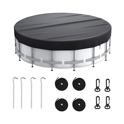 Foldable Round Sunscreen Dustproof Swimming Pool Cover