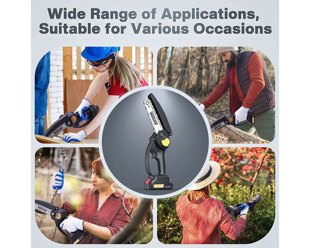 Chainsaw 6 inch Cordless Mini Chain saw