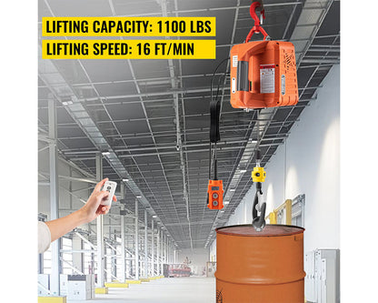 Wireless Hoist Winch 500KG