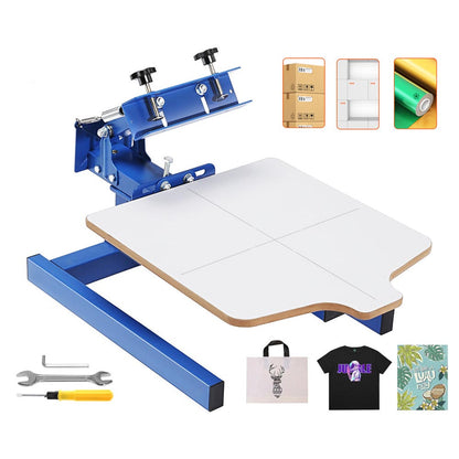 screen printing machine front view