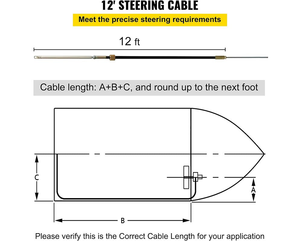 Boat Rotary Steering System Kit