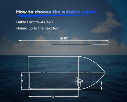 Boat Rotary Steering System Kit
