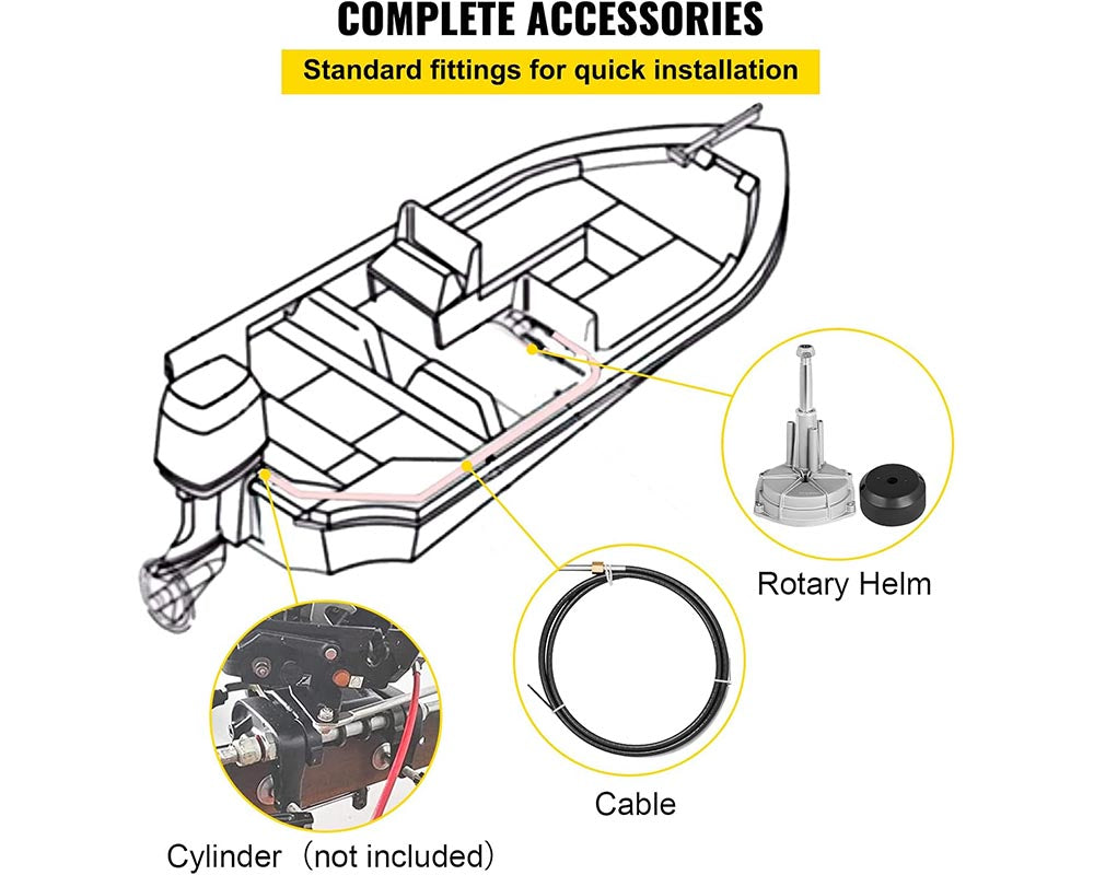 Boat Rotary Steering System Kit
