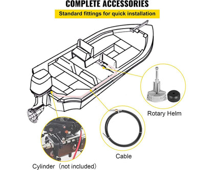 Boat Rotary Steering System Kit