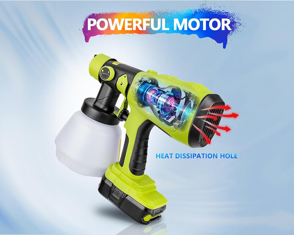 For Ryobi Cordless Spray Gun Paint Sprayer