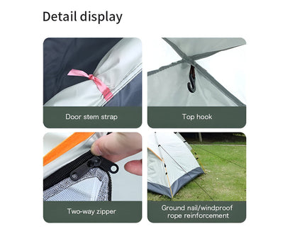 spacious camping tent interior