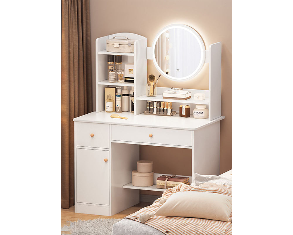 Dressing table with LED Mirror