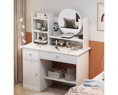Dressing table with LED Mirror