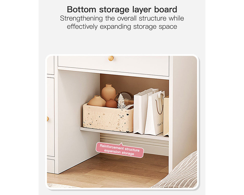 Dressing table with LED Mirror