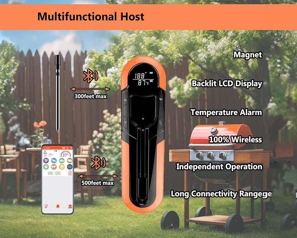 Smart Wireless Meat Thermometer