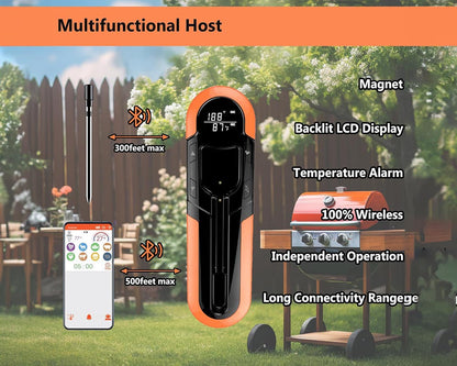 Smart Wireless Meat Thermometer