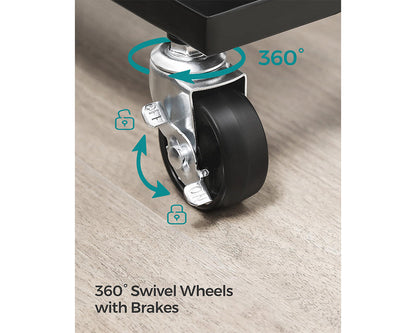 4 Tier Trolley Basket Kitchen Trolley