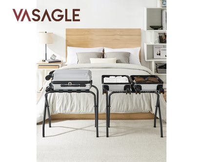 Luggage Racks Set of 2 - Black