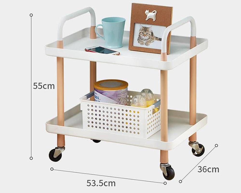 Rolling cart swivel wheels