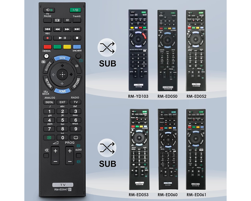 Sony Tv Remote Replacement