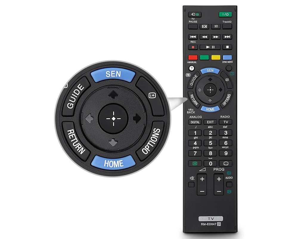 Remote with instruction manual