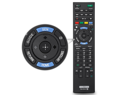 Remote with instruction manual