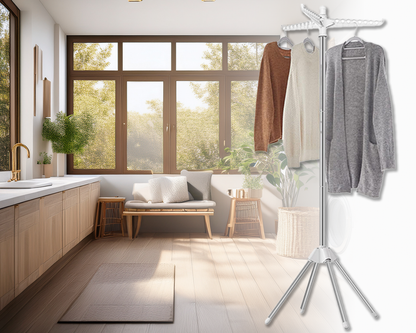 Saving Clothes Laundry Drying Rack