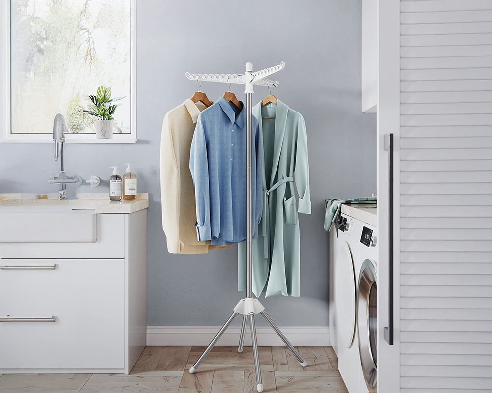 Saving Clothes Laundry Drying Rack