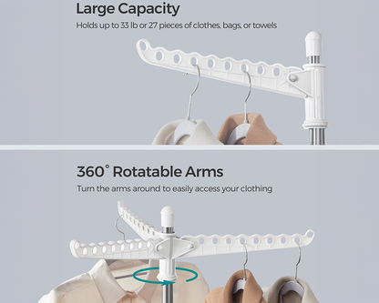 Saving Clothes Laundry Drying Rack