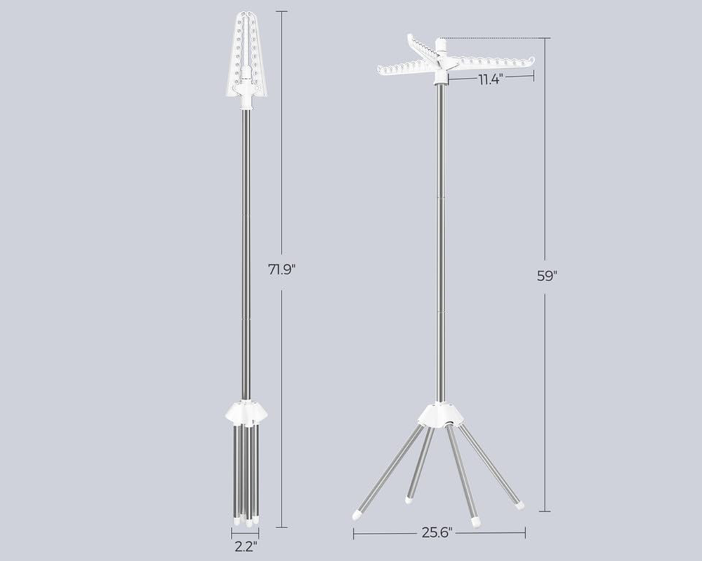 Saving Clothes Laundry Drying Rack