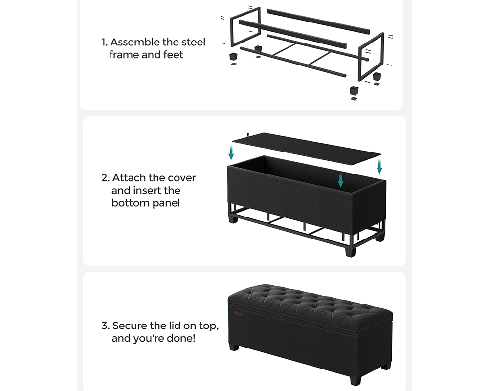 Storage Ottoman Bench