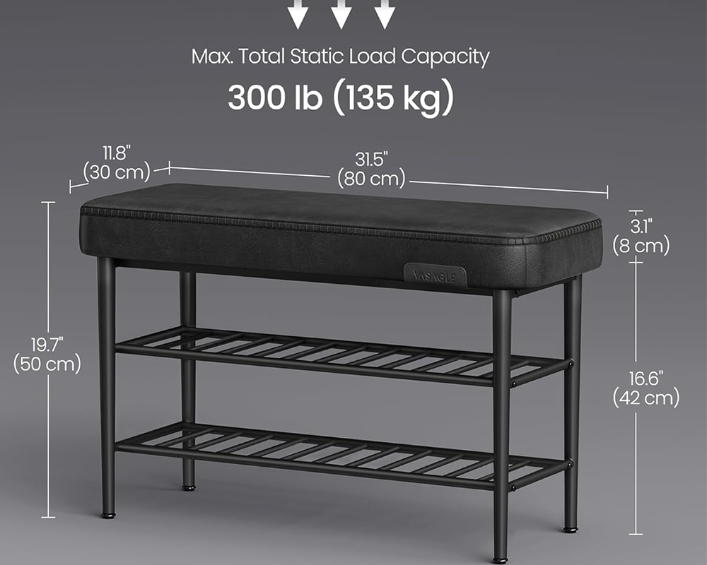 Shoe Rack Storage Bench