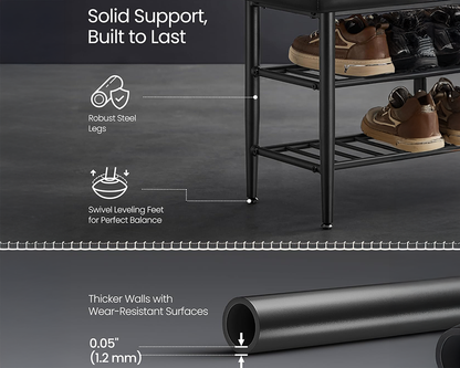 Shoe Rack Storage Bench
