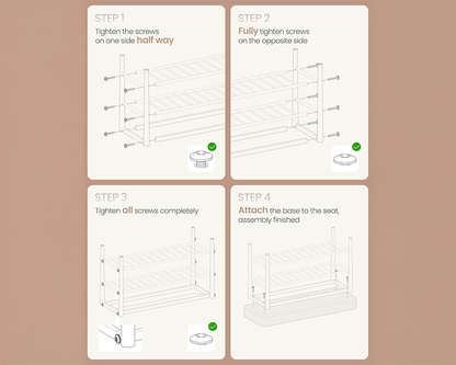 Shoe Rack Storage Bench