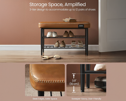 Shoe Rack Storage Bench