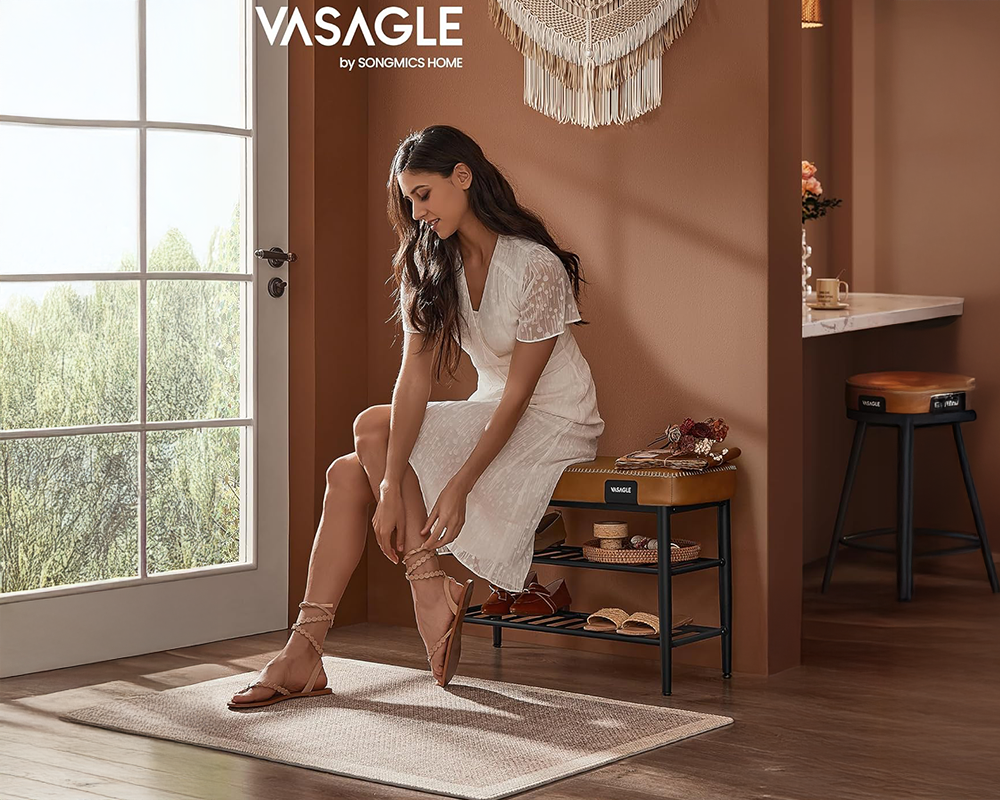 Shoe Rack Storage Bench