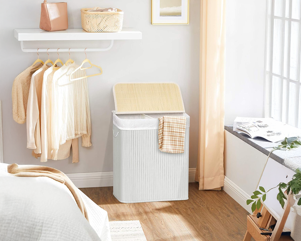 Laundry basket for bathroom