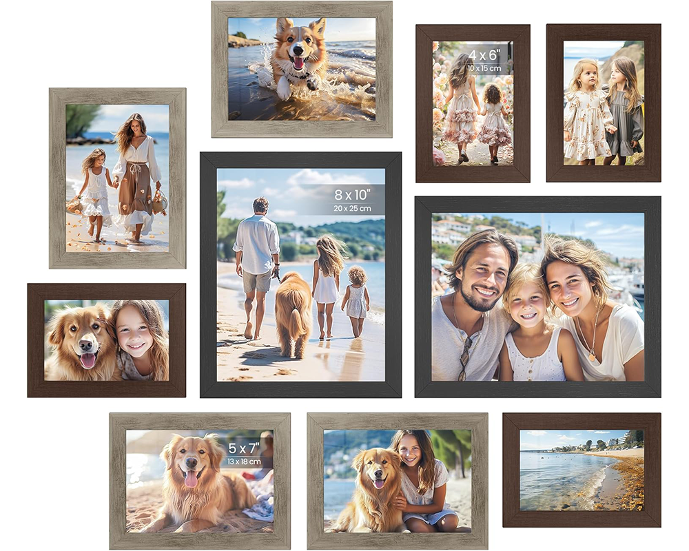 Multiple frame sizes
