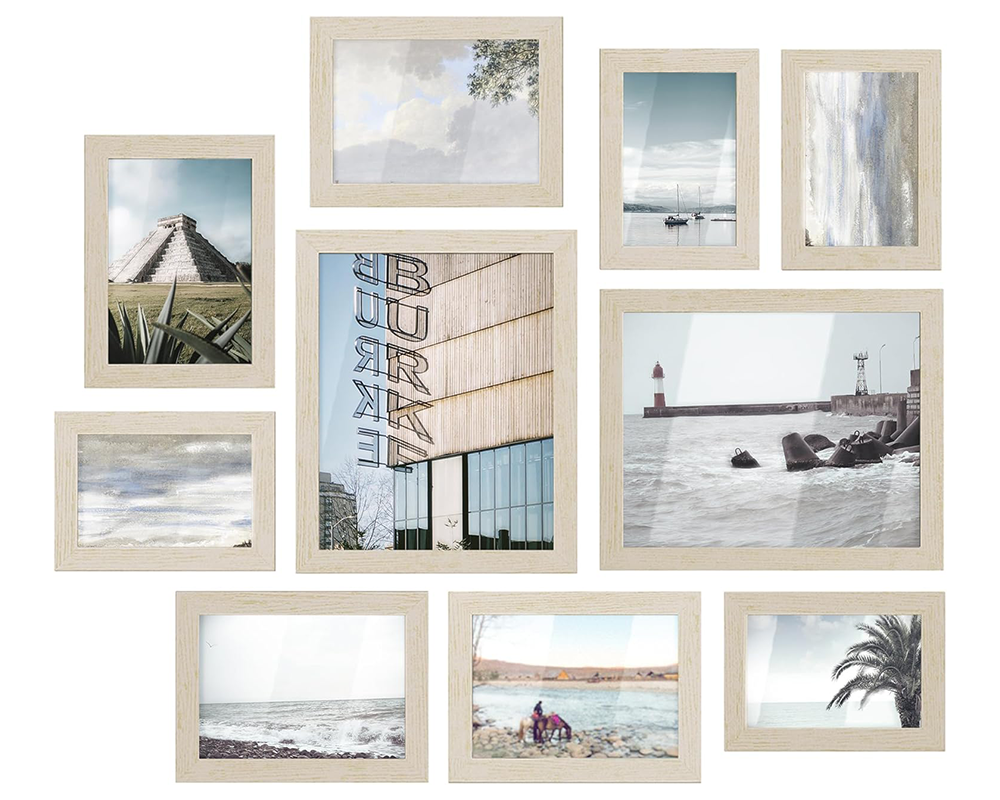 Medium beige photo frame