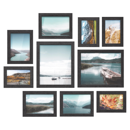Black large photo frame