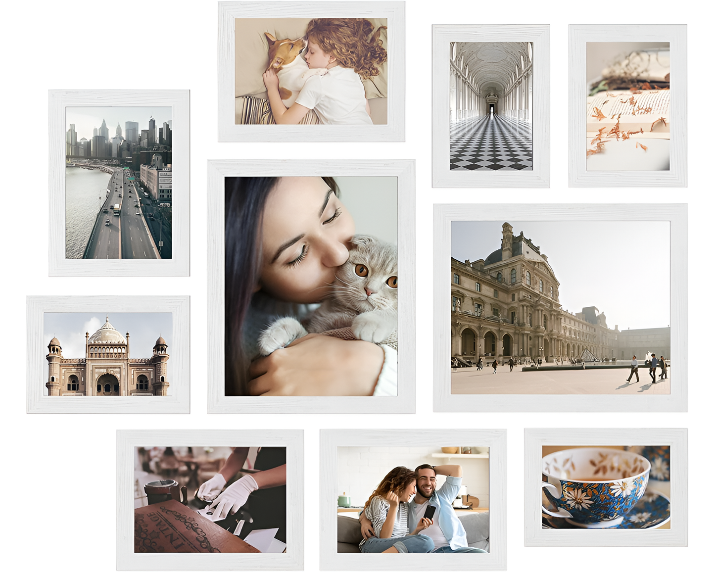 Collage Picture Frames Photo Frames Set 10 PCS
