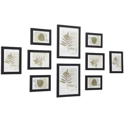 Ink black large photo frame
