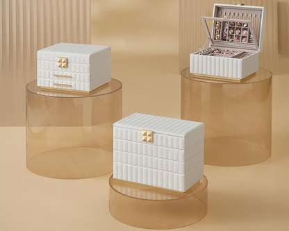 Jewellery box on dressing table
