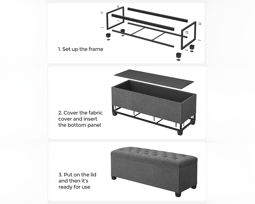 Storage Ottoman Bench
