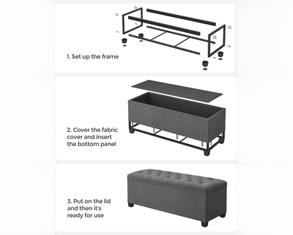 Storage Ottoman Bench