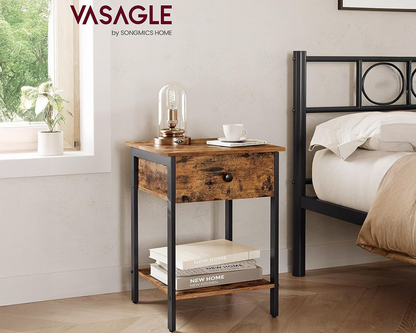 VASAGLE Bedside Table