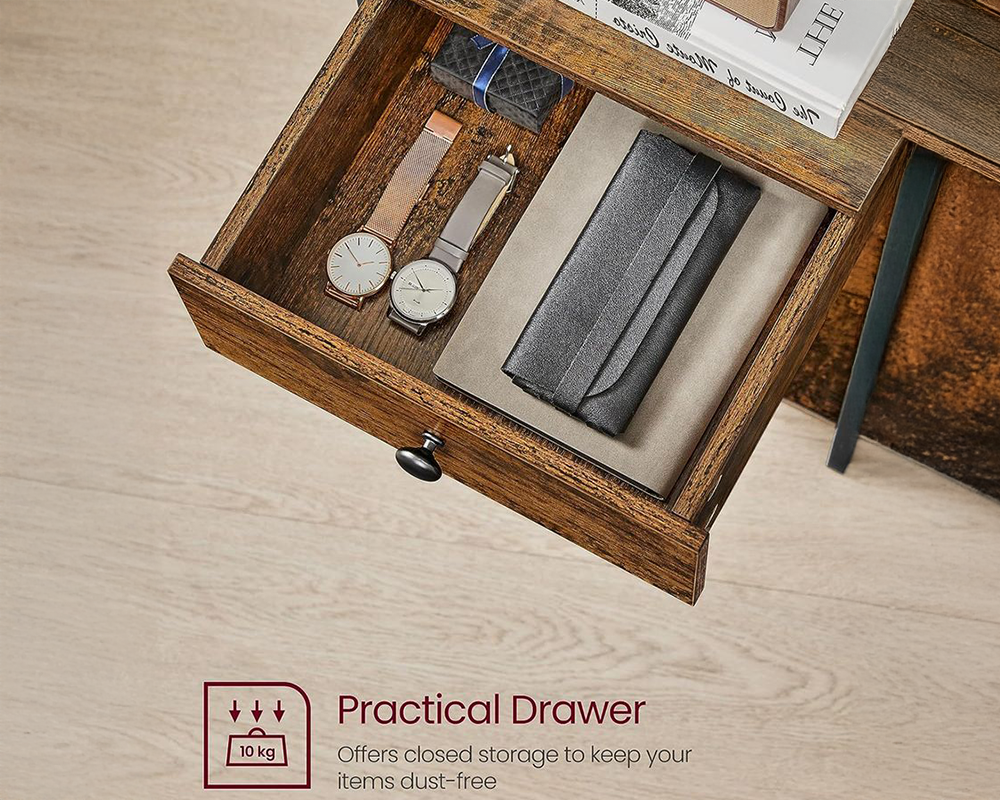 VASAGLE Bedside Table