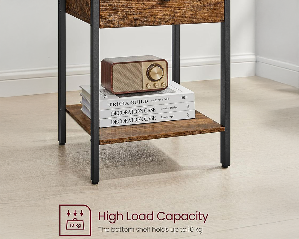 VASAGLE Bedside Table