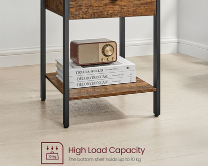 VASAGLE Bedside Table