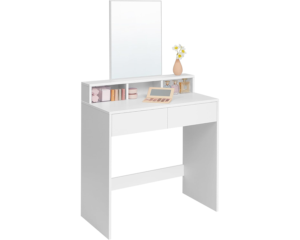 VASAGLE Dressing Table With Mirror