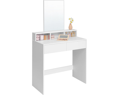 VASAGLE Dressing Table With Mirror
