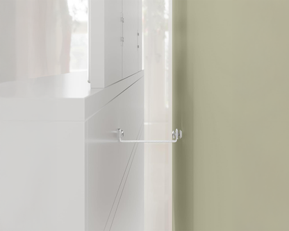 VASAGLE Dressing Table With Mirror