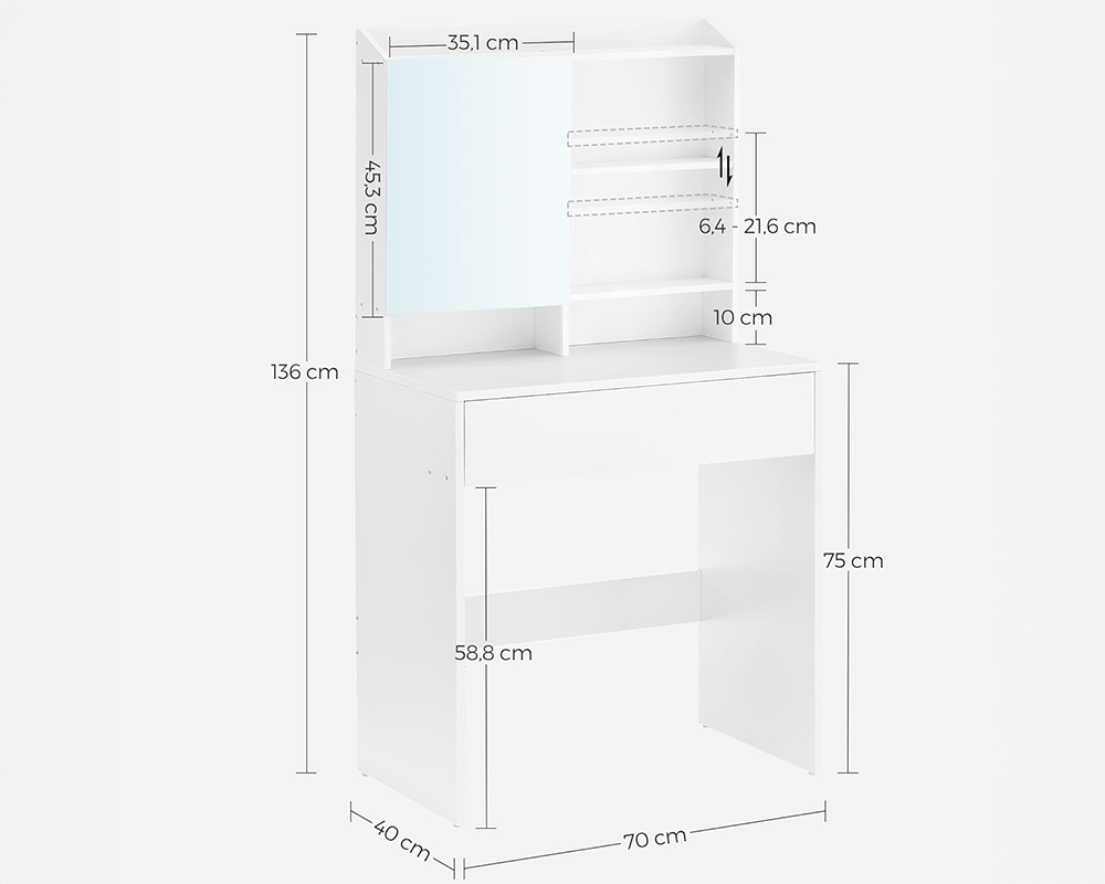 Dressing Table With Mirror
